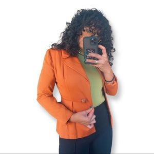 Beautiful vintage rust clay color blazer!